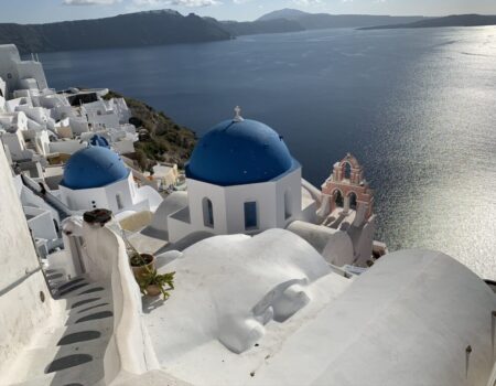 Oia Blue Domes