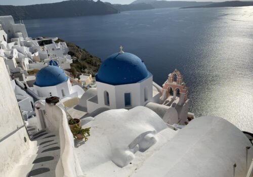 Oia Blue Domes